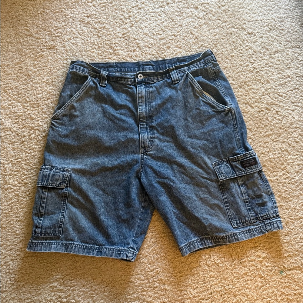 Men's Wrangler Denim Cargo Shorts